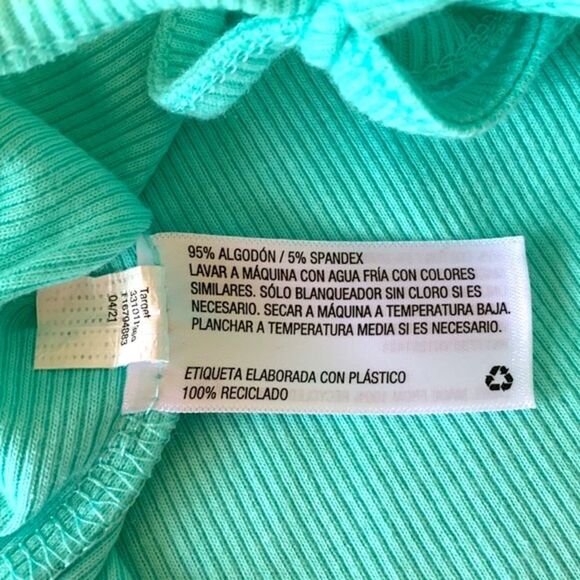 Wild fable light blue open back crop top - Picture 9 of 16